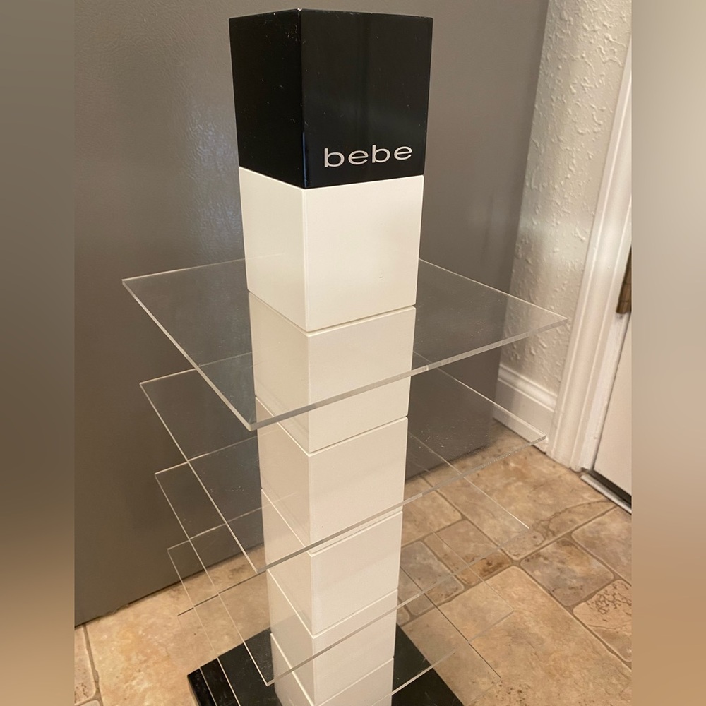 Vintage bebe cosmetic fragrance store display Y2K Commercial Perfume Rare!
